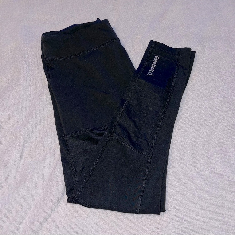 Rebook Speedwick Black Leggings 🖤🖤🖤🐼 size SM